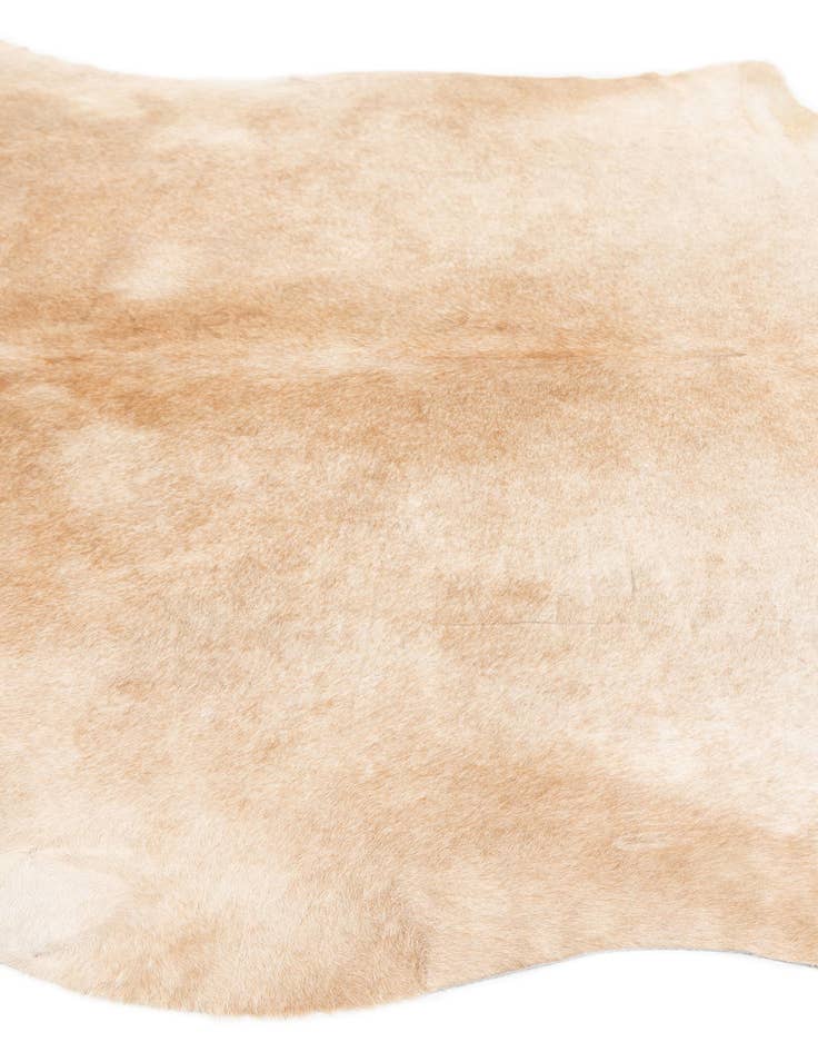 Detail image of  6' 7 x 7' 7 Cowhide Leather Rug