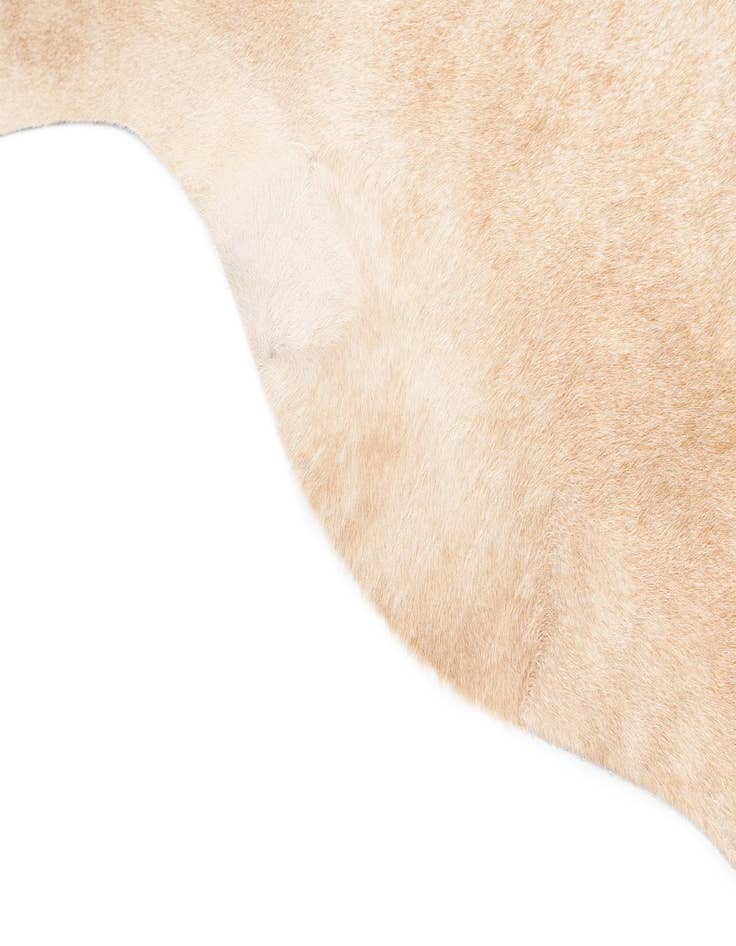 Detail image of  6' 7 x 7' 7 Cowhide Leather Rug
