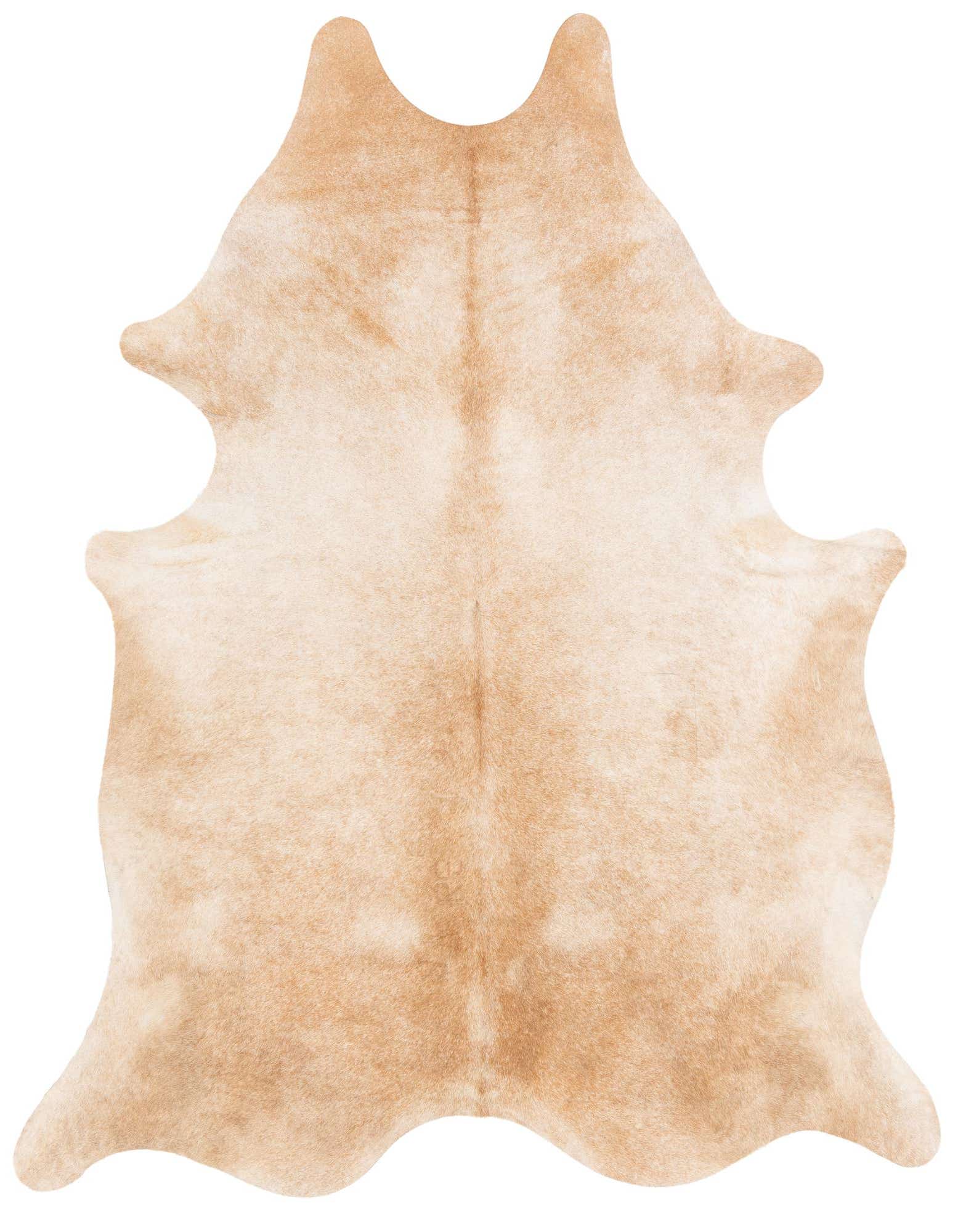 Primary image  6' 7 x 7' 7 Cowhide Leather Rug