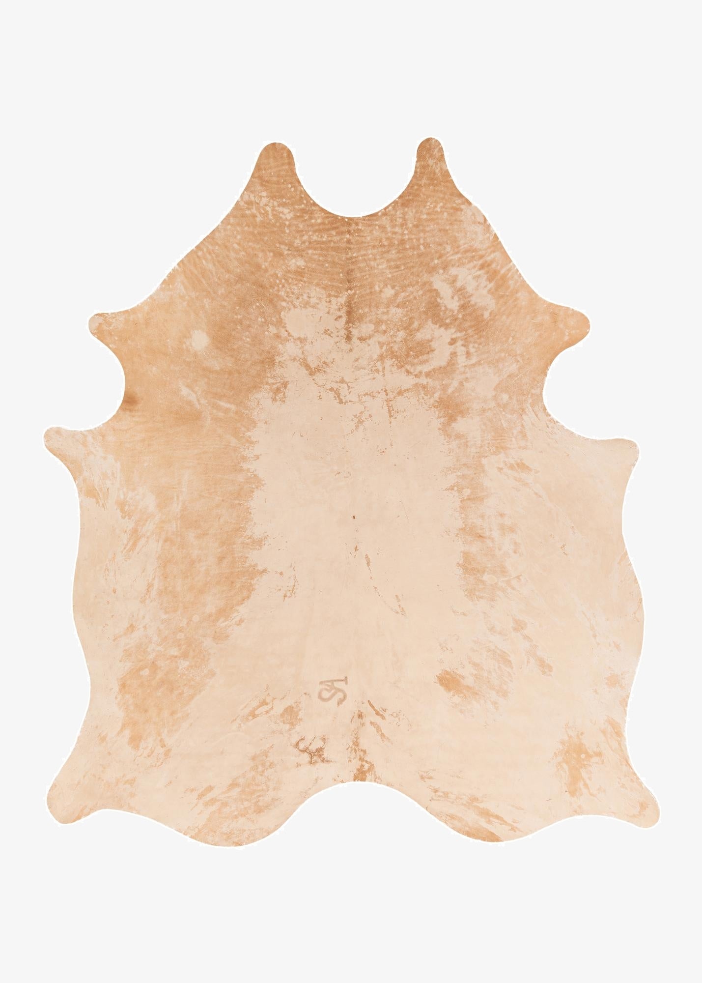  6' 6 x 7' 6 Cowhide Leather Rug