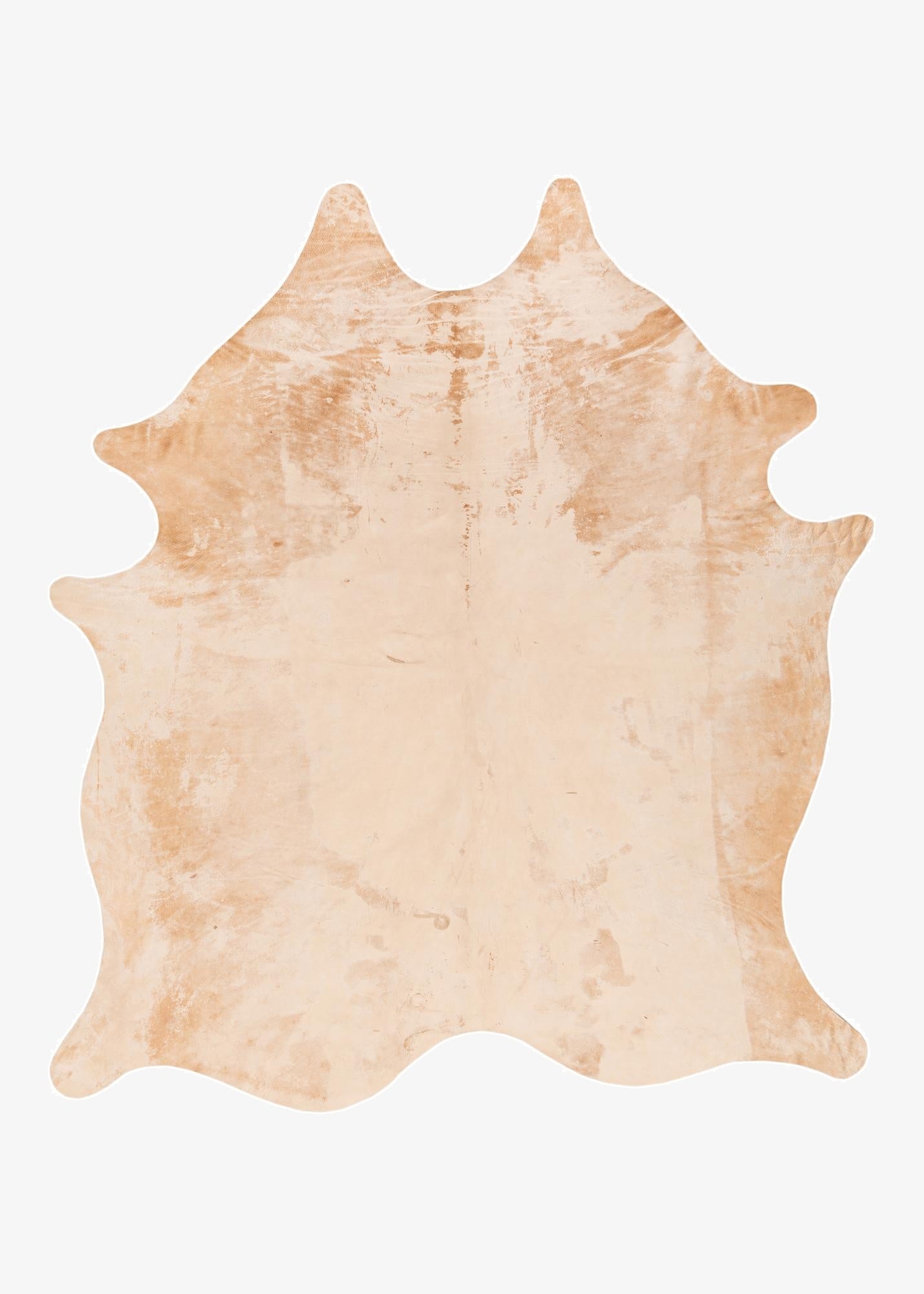  6' 6 x 7' 3 Cowhide Leather Rug