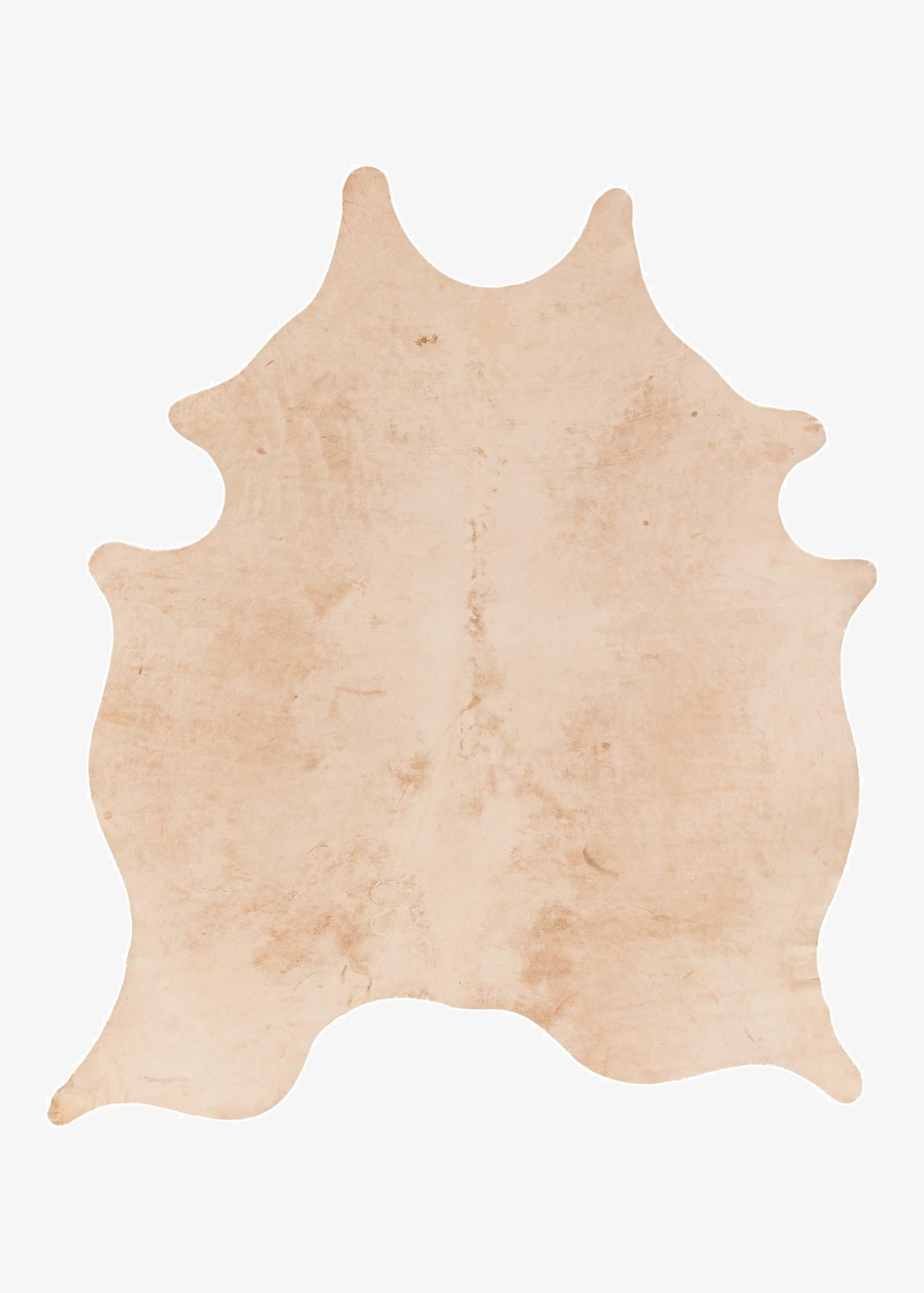  5' 11 x 7' 1 Cowhide Leather Rug