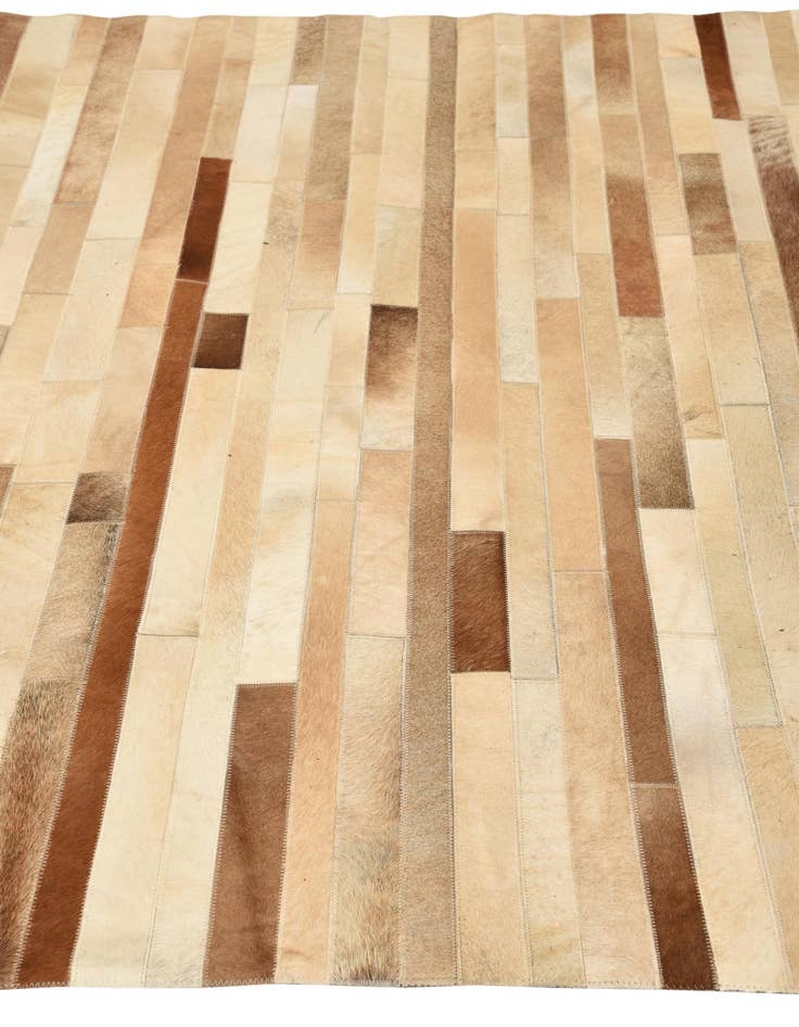 Detail image of  5' 4 x 7' 6 Cowhide Rug