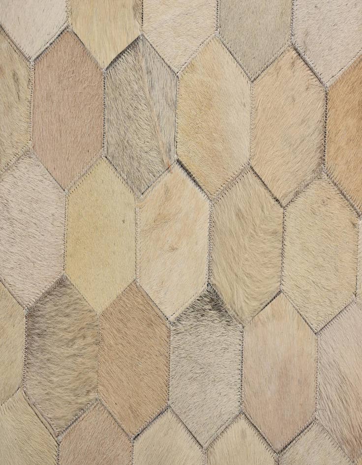 Detail image of  5' 4 x 7' 5 Cowhide Rug