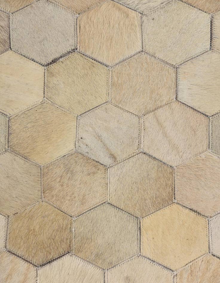 Detail image of  5' 4 x 7' 5 Cowhide Rug