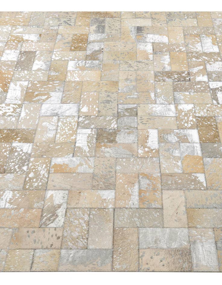 Detail image of  5' 3 x 8' 3 Cowhide Rug