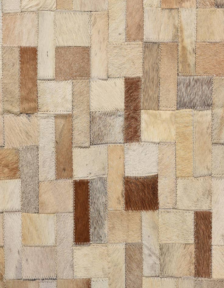 Detail image of  5' 4 x 7' 7 Cowhide Rug