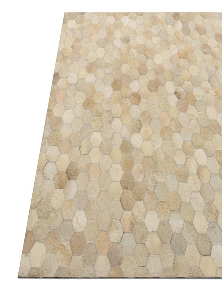 Detail image of  5' 4 x 7' 4 Cowhide Rug