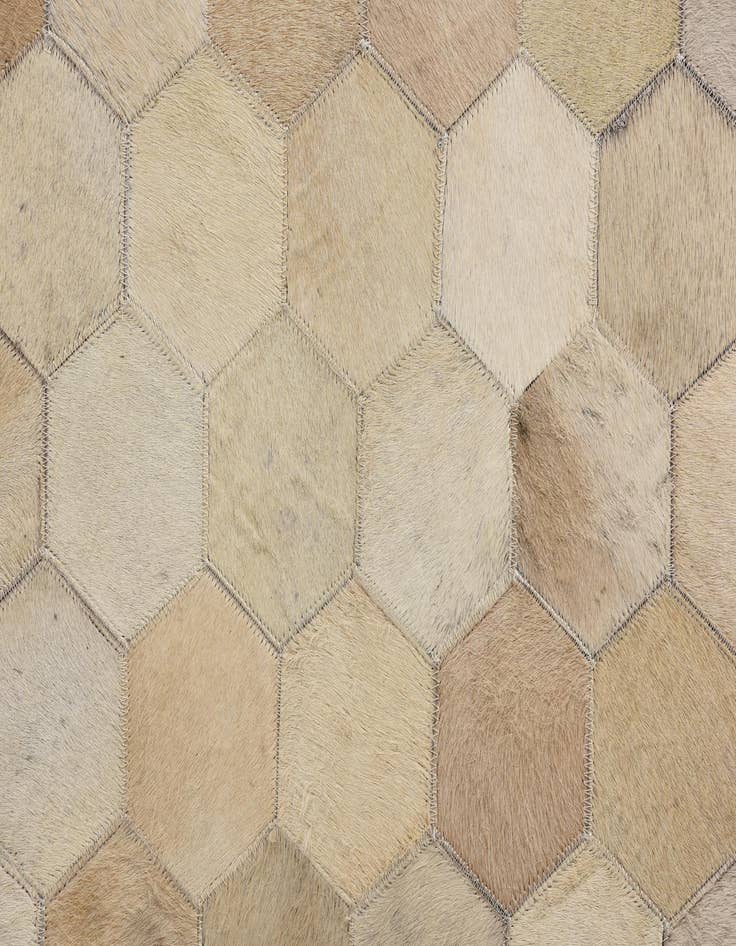 Detail image of  5' 4 x 7' 4 Cowhide Rug