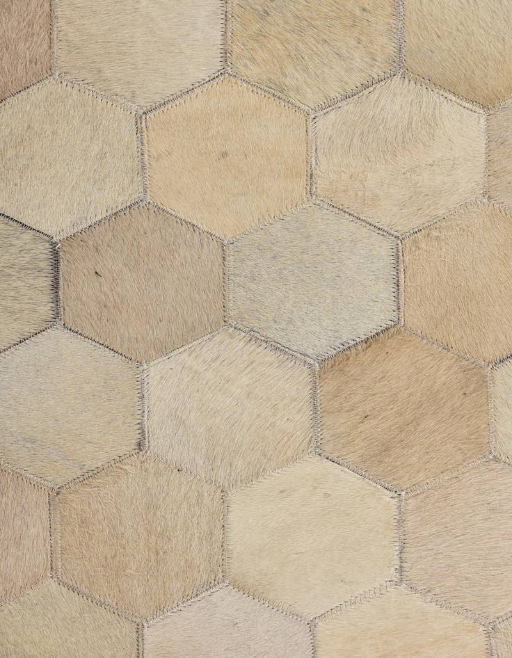 Detail image of  5' 4 x 7' 4 Cowhide Rug