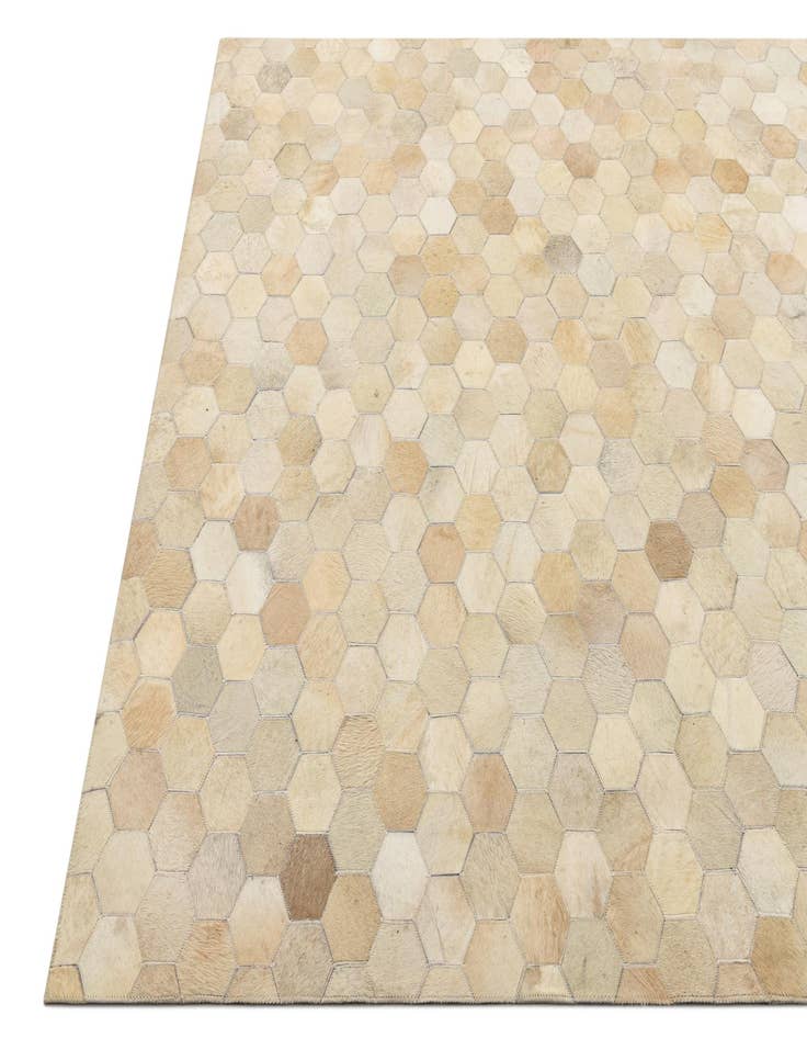 Detail image of  5' 4 x 7' 4 Cowhide Rug