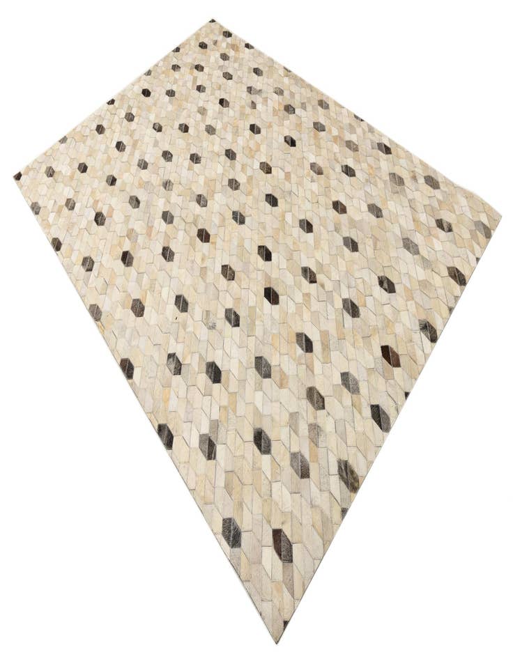 Detail image of  5' 4 x 7' 7 Cowhide Rug