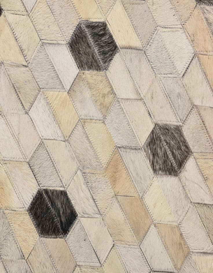 Detail image of  5' 4 x 7' 7 Cowhide Rug