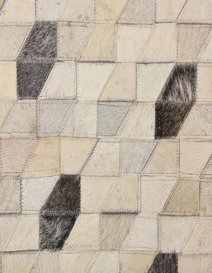 Detail image of  5' 4 x 7' 7 Cowhide Rug