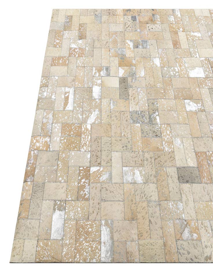 Detail image of  5' 3 x 8' 3 Cowhide Rug