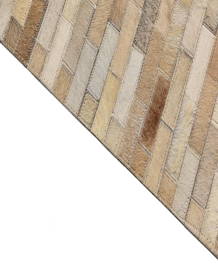 Detail image of  5' 4 x 7' 6 Cowhide Rug