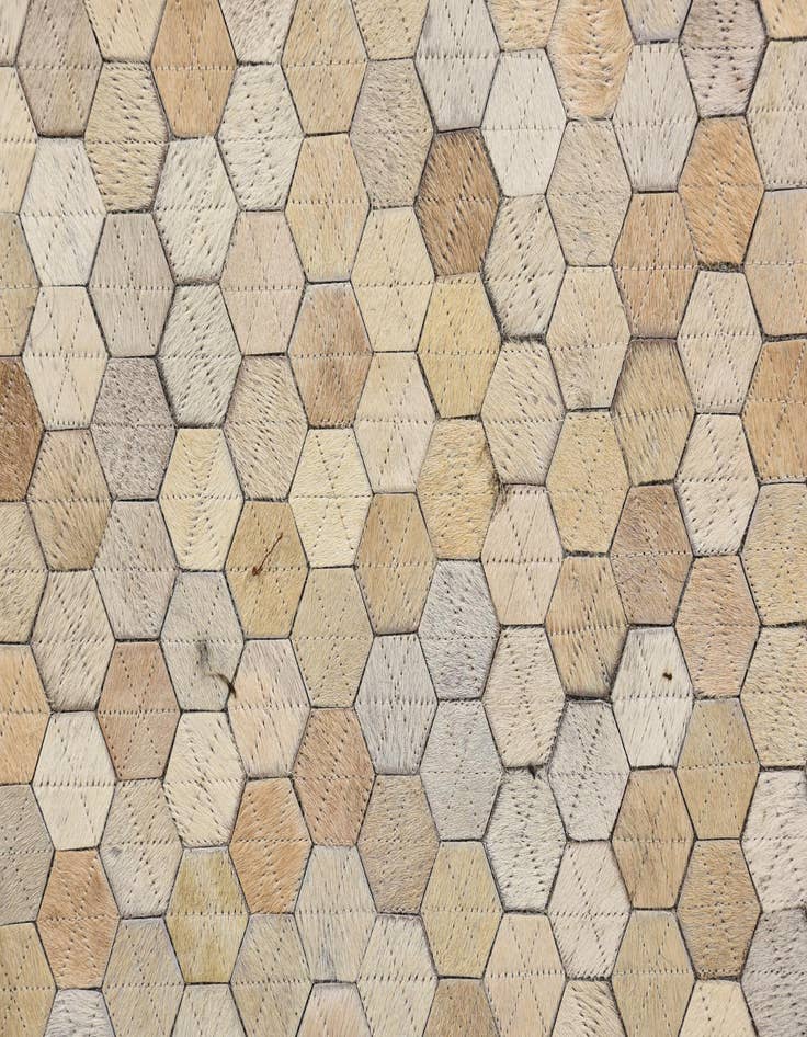 Detail image of  4' 10 x 6' 8 Cowhide Rug