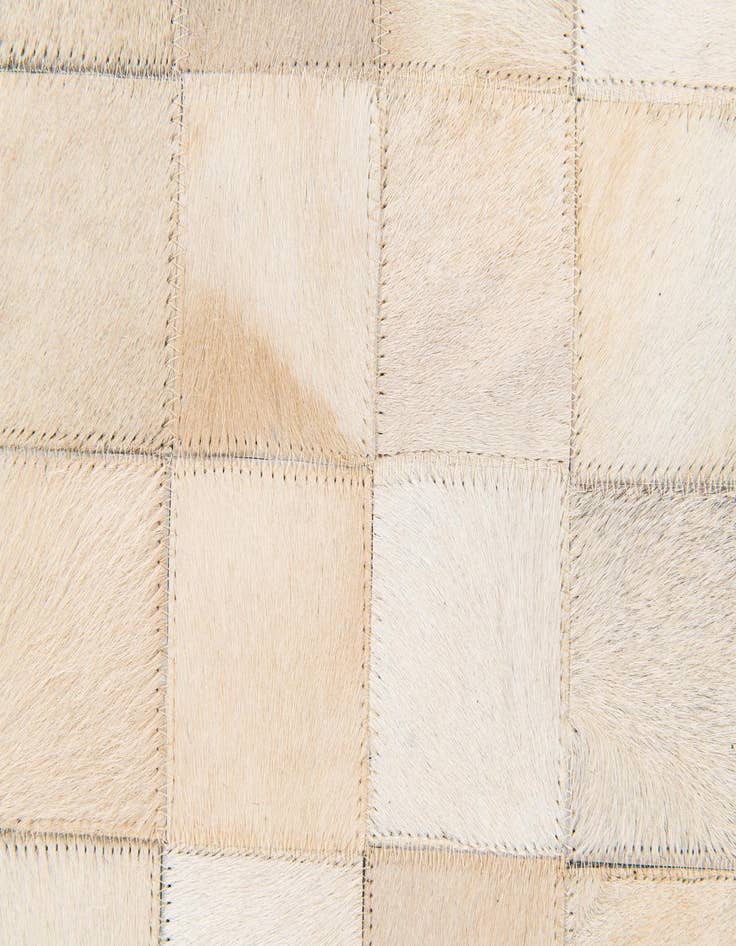 Detail image of  4' 11 x 7' 10 Cowhide Stocks Rug