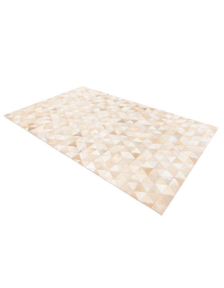 Detail image of  5' 1 x 8' 1 Cowhide Stocks Rug