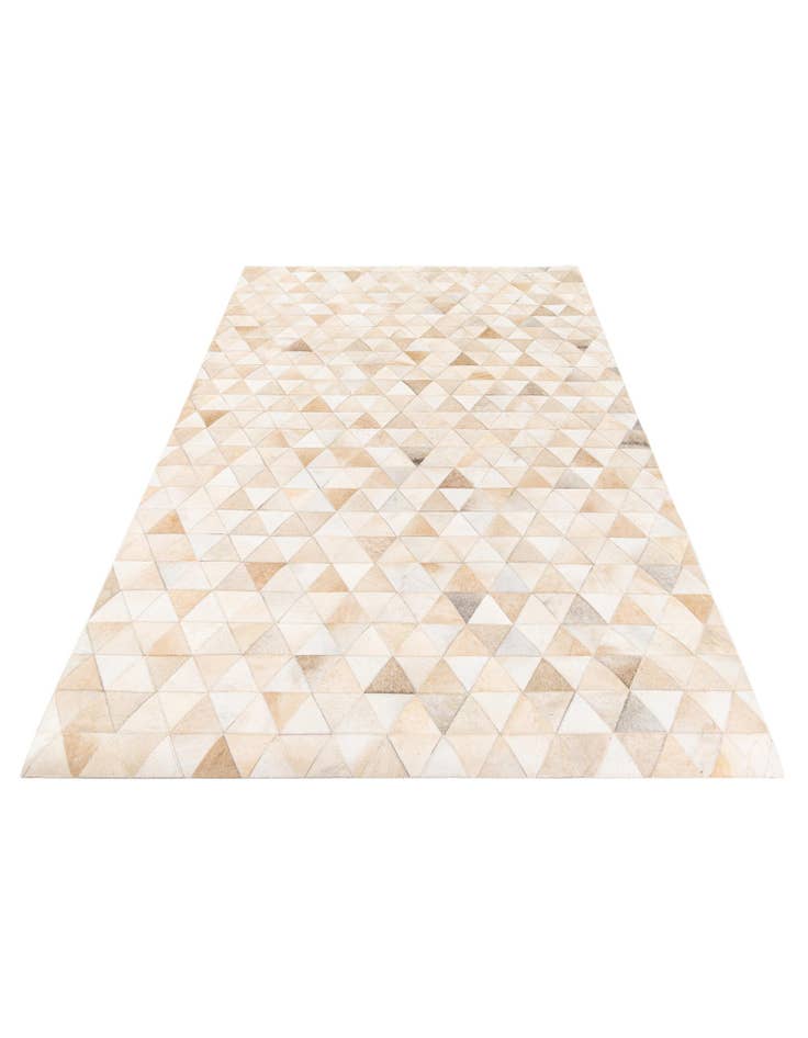 Detail image of  5' 2 x 8' 1 Cowhide Stocks Rug