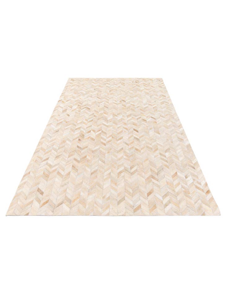 Detail image of  5' 1 x 7' 9 Cowhide Stocks Rug