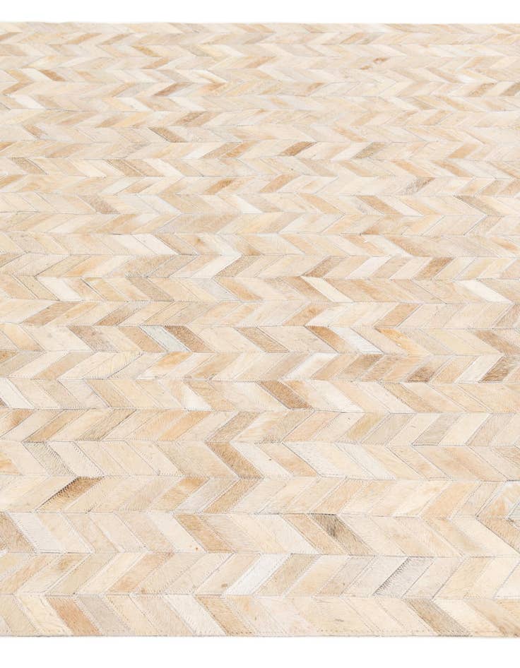 Detail image of  5' 1 x 7' 9 Cowhide Stocks Rug