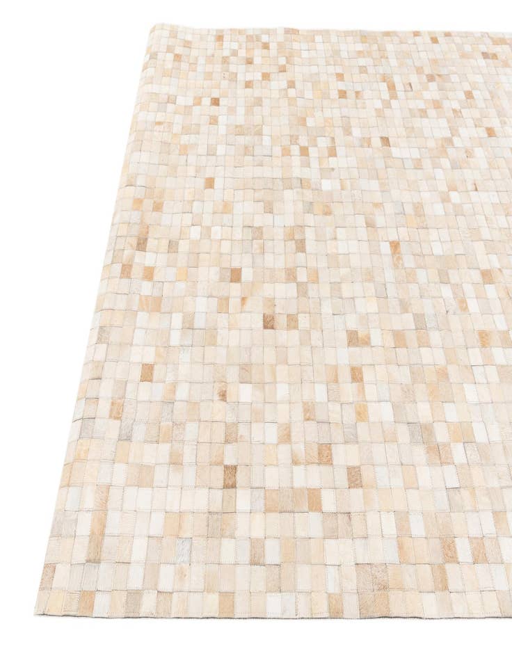 Detail image of  5' 1 x 7' 11 Cowhide Stocks Rug