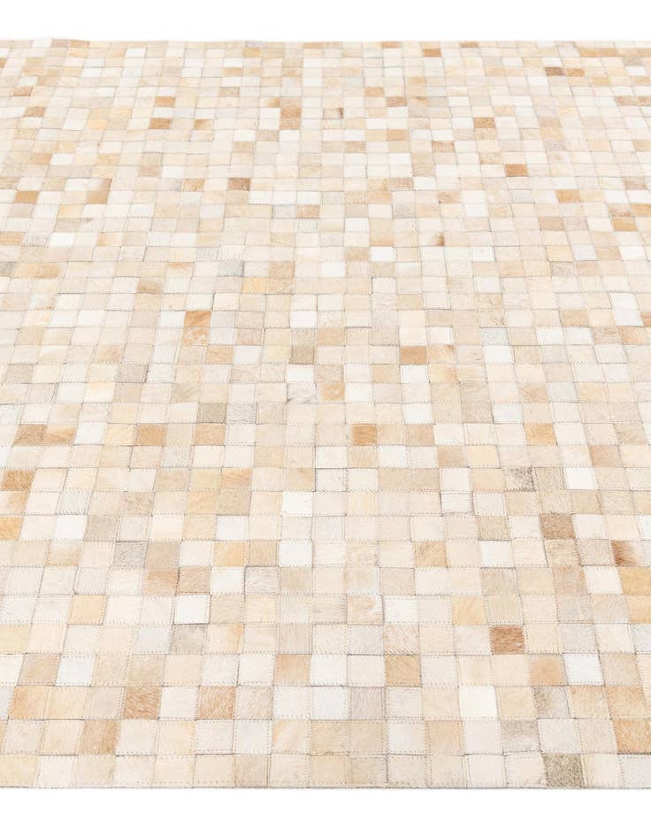 Detail image of  5' 1 x 7' 11 Cowhide Stocks Rug