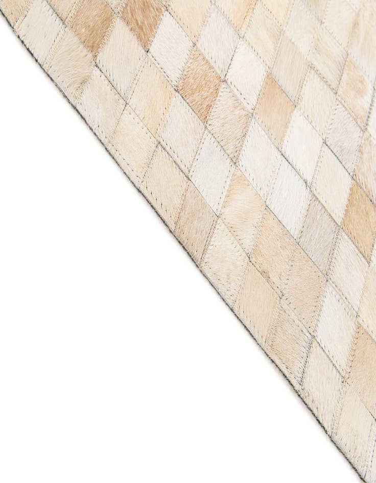 Detail image of  5' 1 x 7' 11 Cowhide Stocks Rug