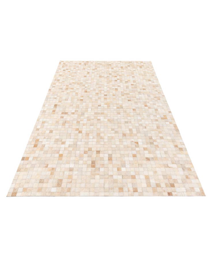 Detail image of  5' 2 x 7' 11 Cowhide Stocks Rug