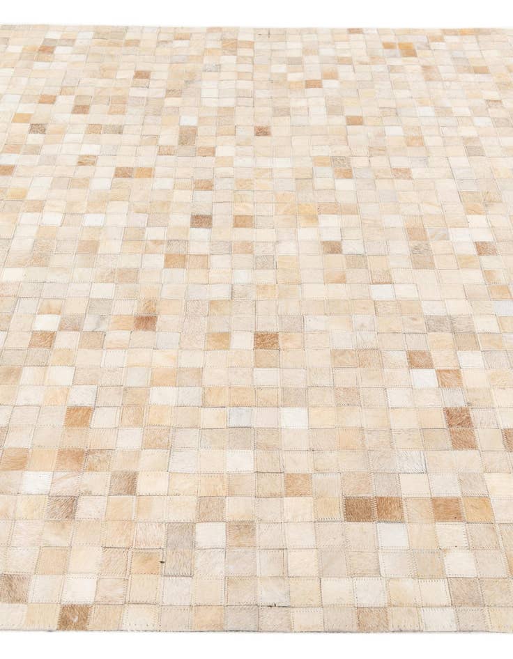 Detail image of  5' 2 x 7' 11 Cowhide Stocks Rug