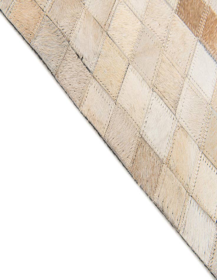 Detail image of  5' 2 x 7' 11 Cowhide Stocks Rug