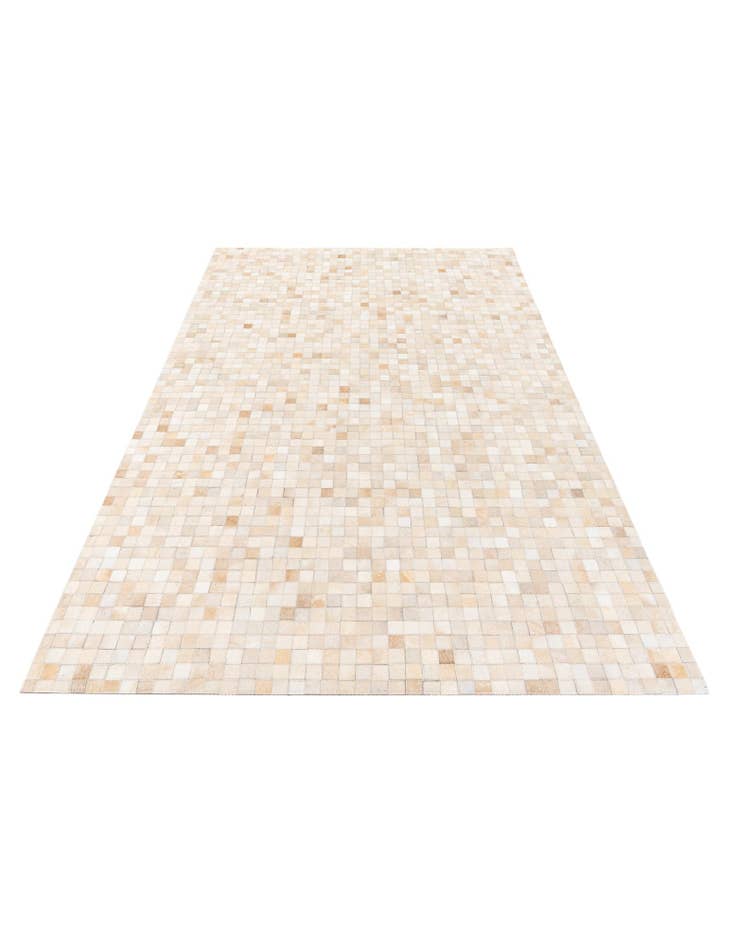 Detail image of  5' 2 x 7' 11 Cowhide Stocks Rug