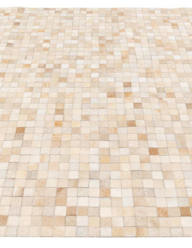 Detail image of  5' 2 x 7' 11 Cowhide Stocks Rug