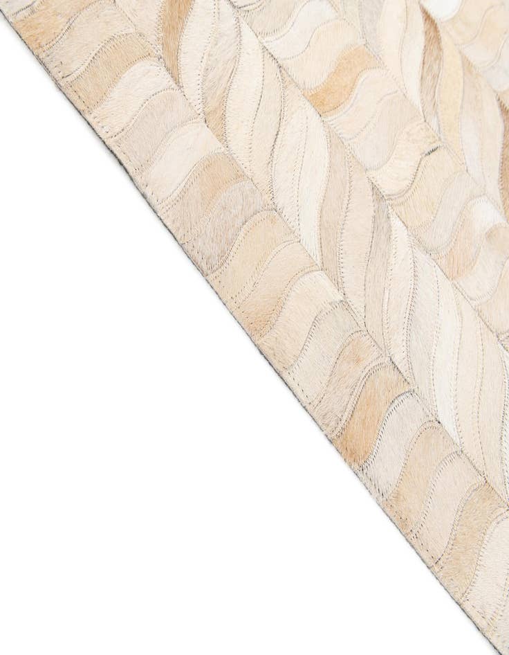 Detail image of  5' 9 x 7' 10 Cowhide Stocks Rug