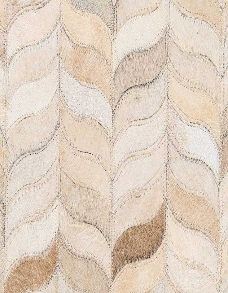 Detail image of  5' 9 x 7' 10 Cowhide Stocks Rug