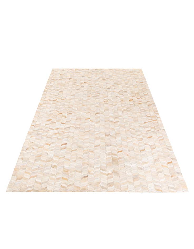 Detail image of  6' 8 x 9' 8 Cowhide Stocks Rug