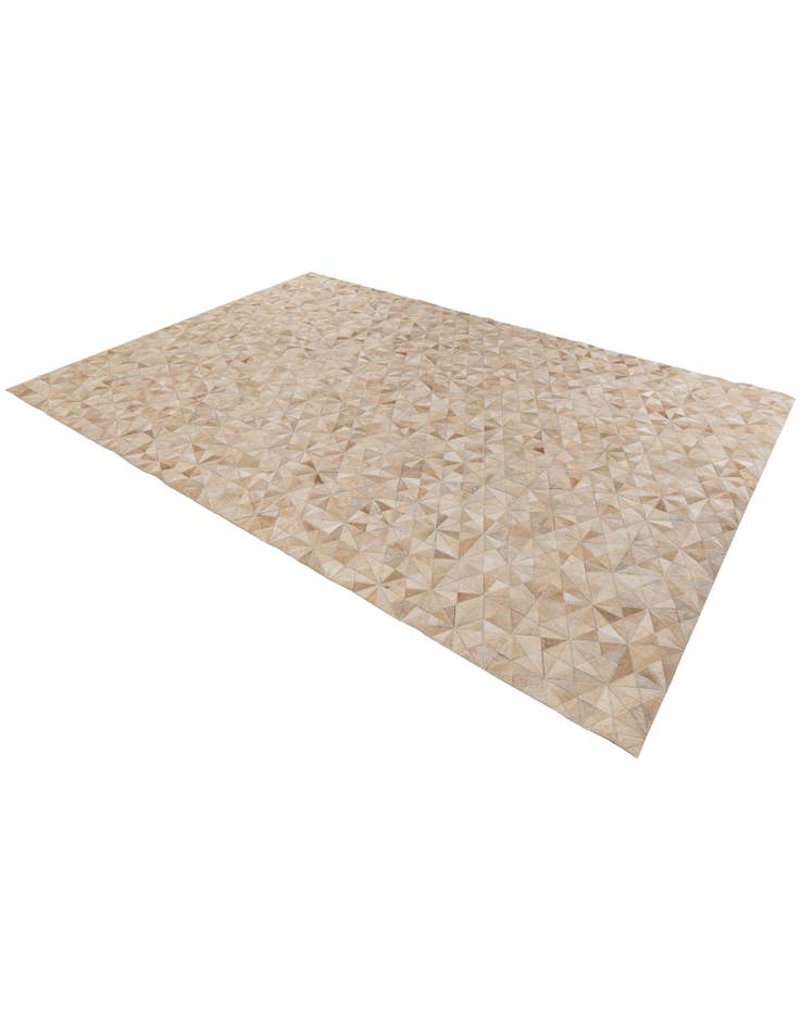 Detail image of  6' 9 x 9' 7 Cowhide Stocks Rug