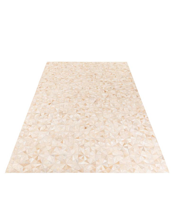 Detail image of  6' 9 x 9' 7 Cowhide Stocks Rug