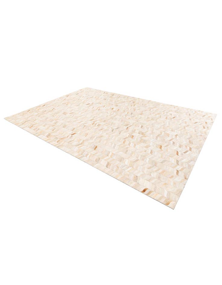 Detail image of  6' 8 x 9' 9 Cowhide Stocks Rug