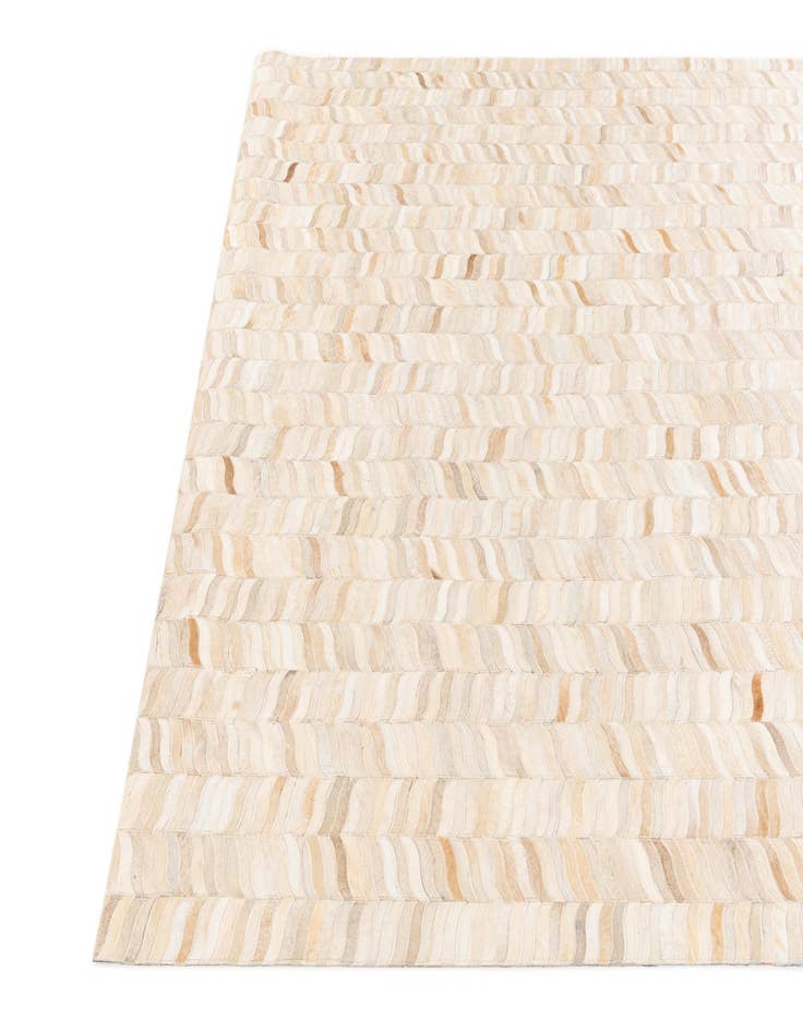 Detail image of  6' 8 x 9' 9 Cowhide Stocks Rug