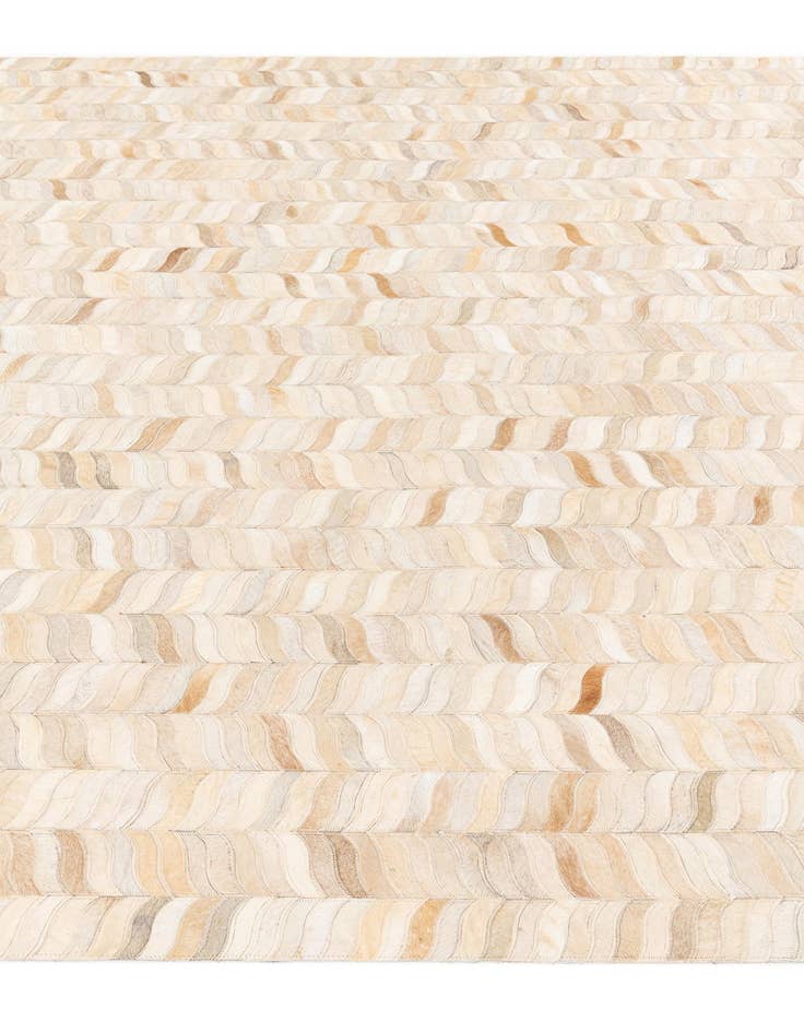 Detail image of  6' 8 x 9' 9 Cowhide Stocks Rug