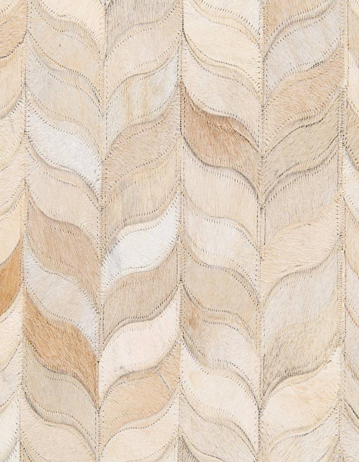 Detail image of  6' 8 x 9' 9 Cowhide Stocks Rug