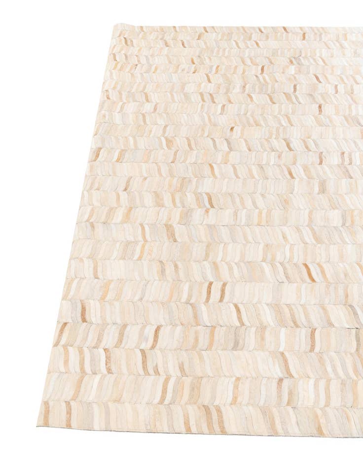 Detail image of  6' 8 x 9' 9 Cowhide Stocks Rug