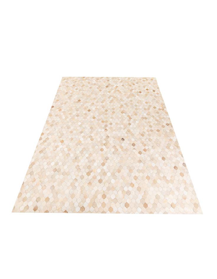 Detail image of  6' 8 x 10' Cowhide Stocks Rug