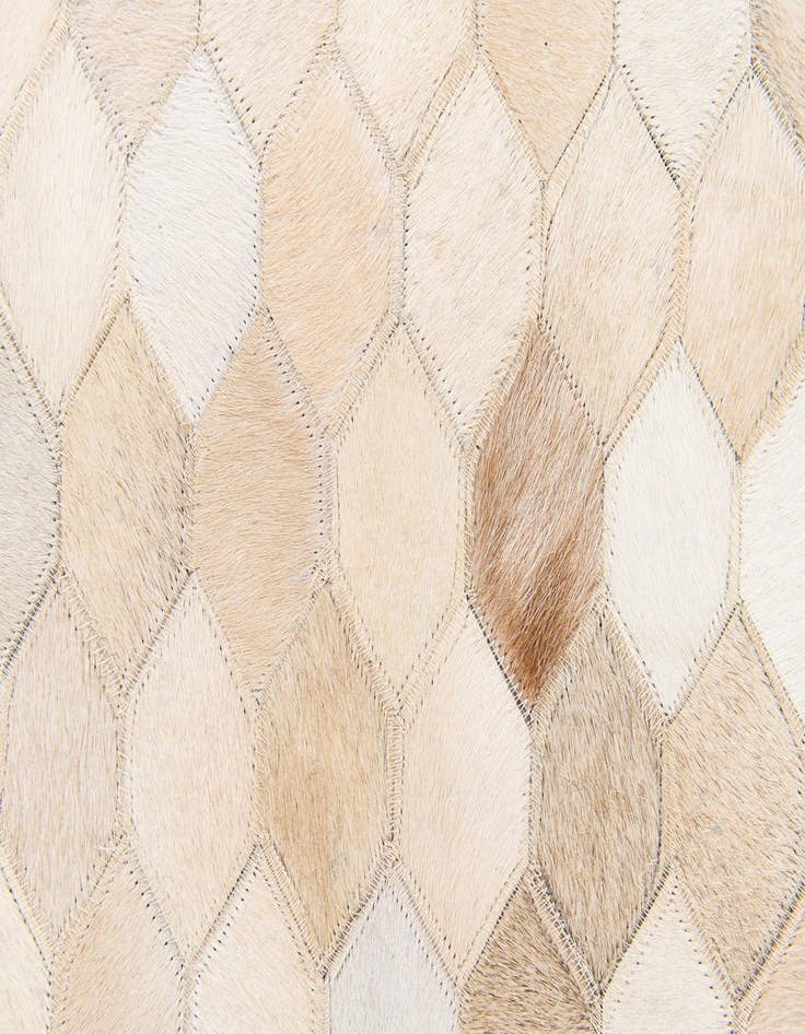 Detail image of  6' 8 x 10' Cowhide Stocks Rug