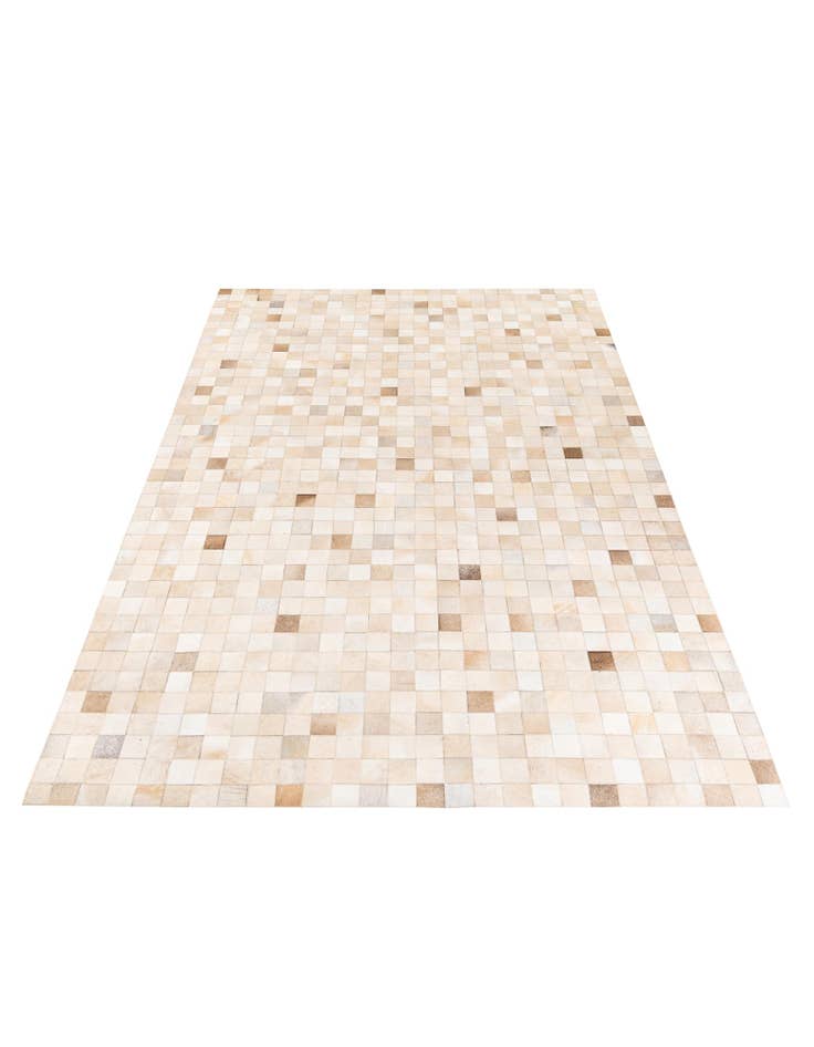 Detail image of  6' 8 x 9' 11 Cowhide Stocks Rug