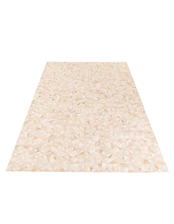 Detail image of  6' 9 x 9' 8 Cowhide Stocks Rug