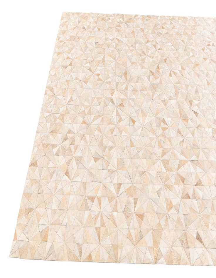 Detail image of  6' 9 x 9' 8 Cowhide Stocks Rug