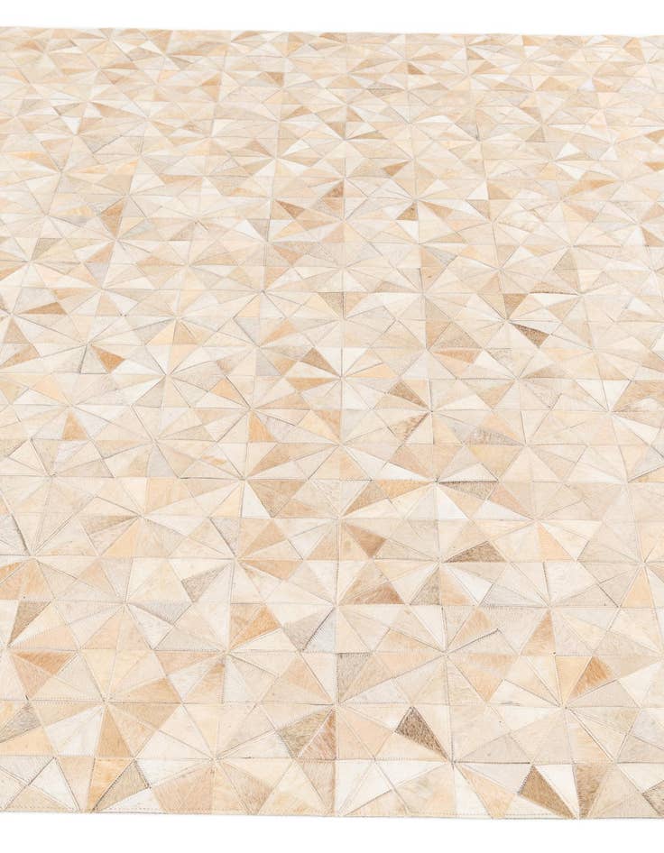 Detail image of  6' 9 x 9' 8 Cowhide Stocks Rug